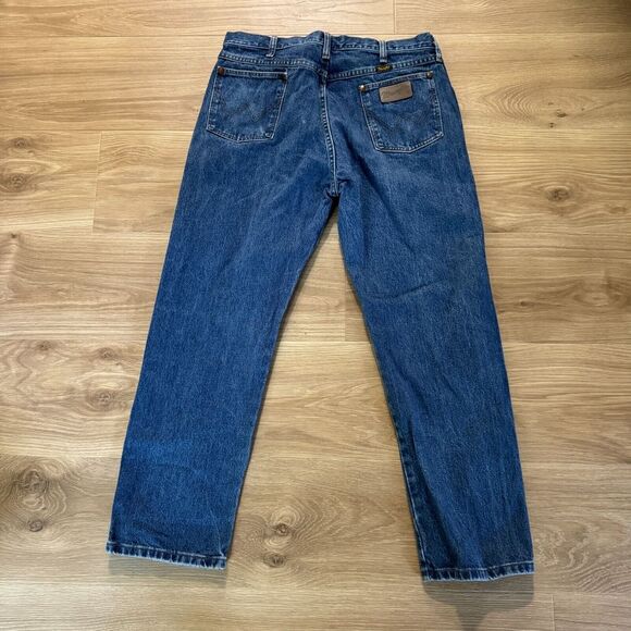 VTG Wrangler Jeans Mens‎ USA Blue Denim 36 x 30 (34 x 28) - Picture 1 of 7